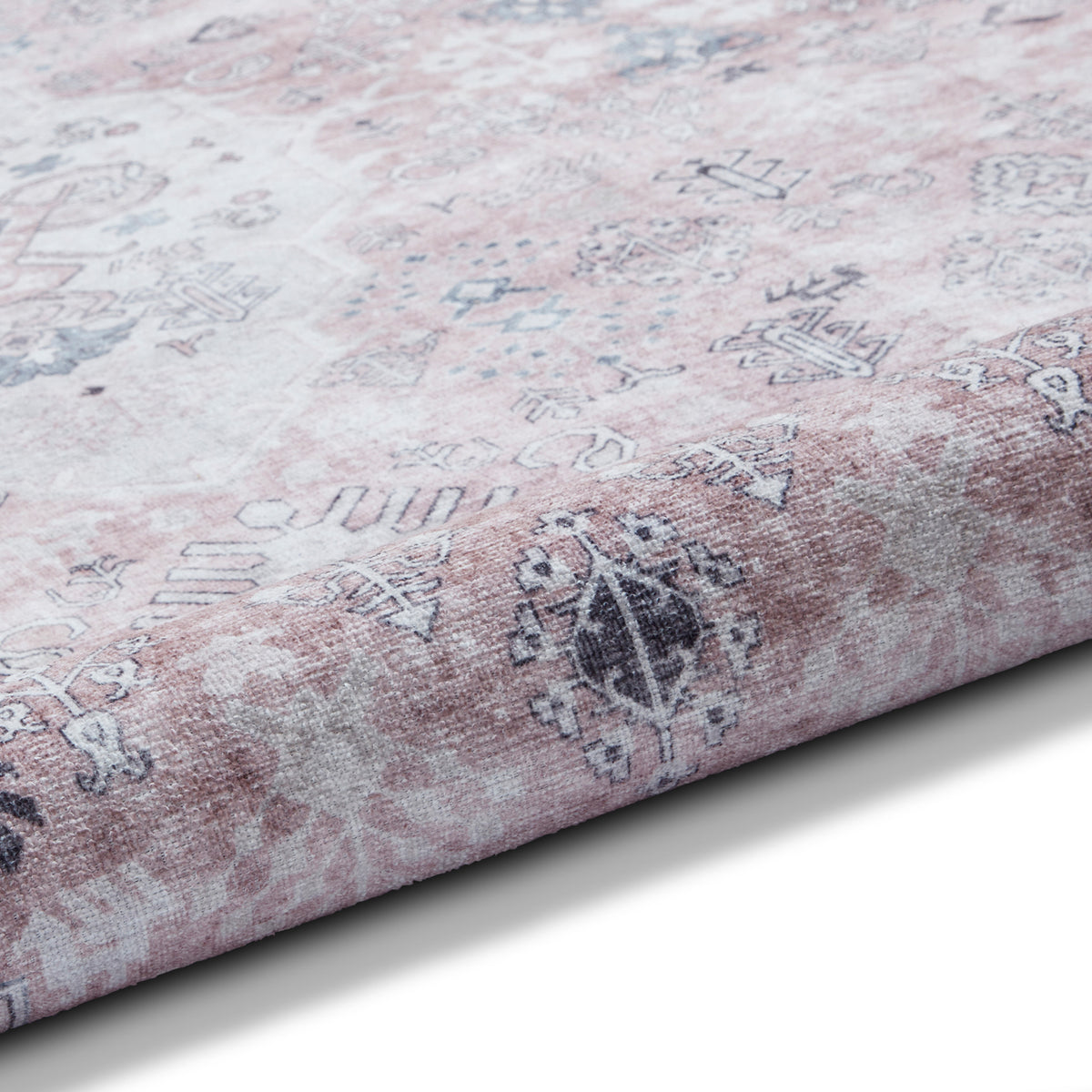 Lincoln Distressed Medallion Rug