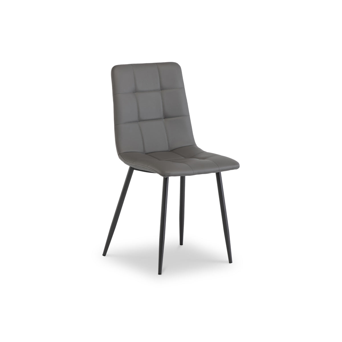  Alis Grey Faux Leather Dining Chair from Roseland Furniture