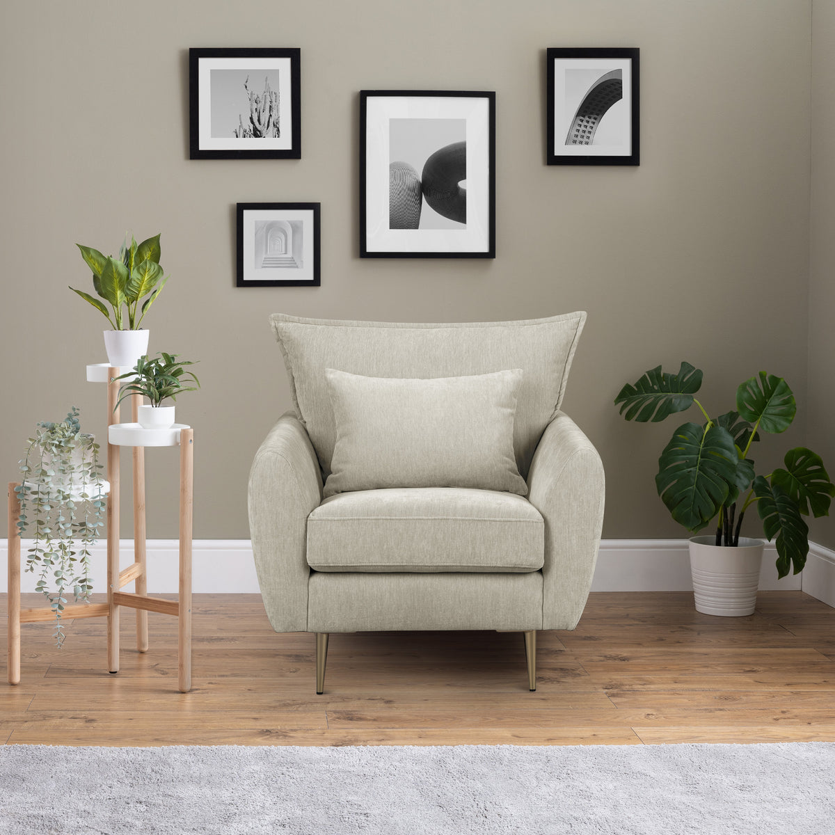 Evelyn Mink Armchair for living room