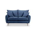 Evelyn Navy Blue 2 Seater Sofa from Roseland Furniture
