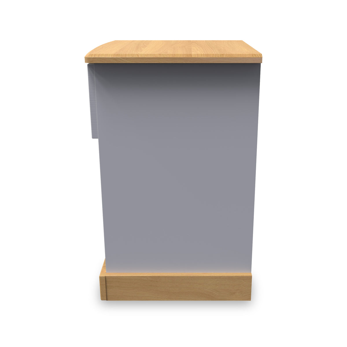 Wickham-open-door-bedside-table-wlock-grey-ash from Roseland Furniture