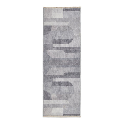Whitaker Abstract Flatweave Washable Rug