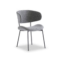 Monte Carlo Dark Grey Dining Chair from Roseland Furniture