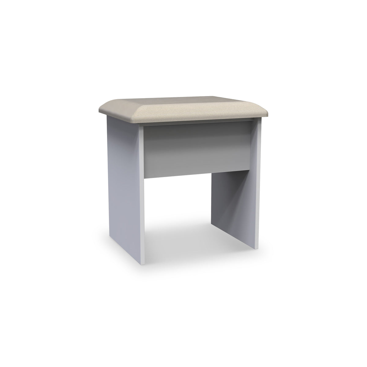 Bellamy Grey Ash Dressing Table Stool from Roseland