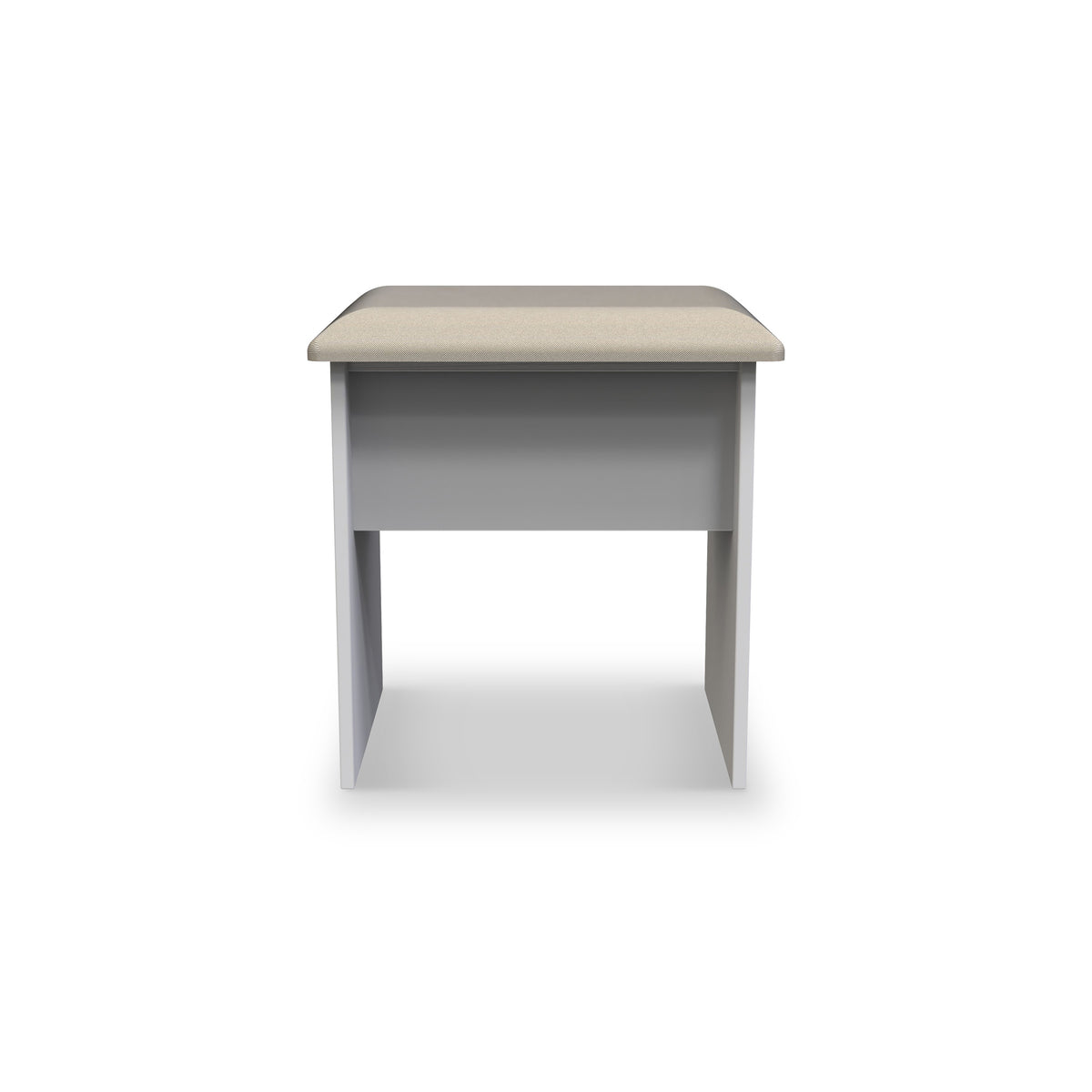 Bellamy Grey Ash Dressing Table Stool from Roseland