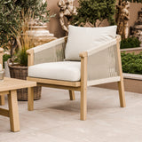 Roma FSC 5 Seater Triple Lounge Set with Rectangular Coffee Table from Roseland Furniture