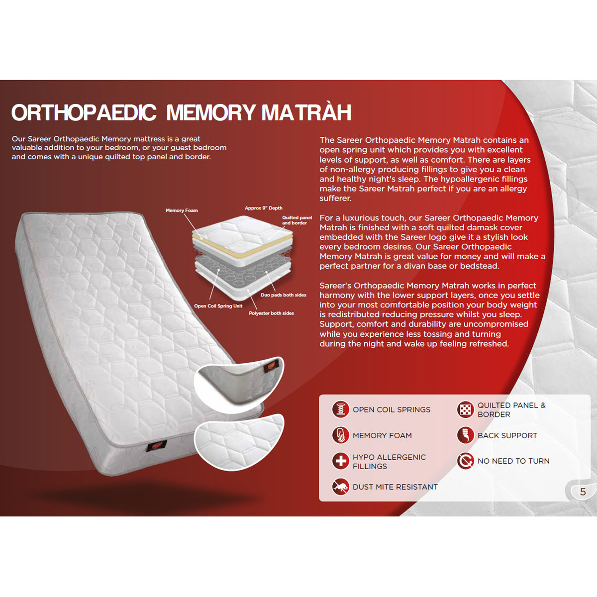 Matrah Ortho Memory Mattress