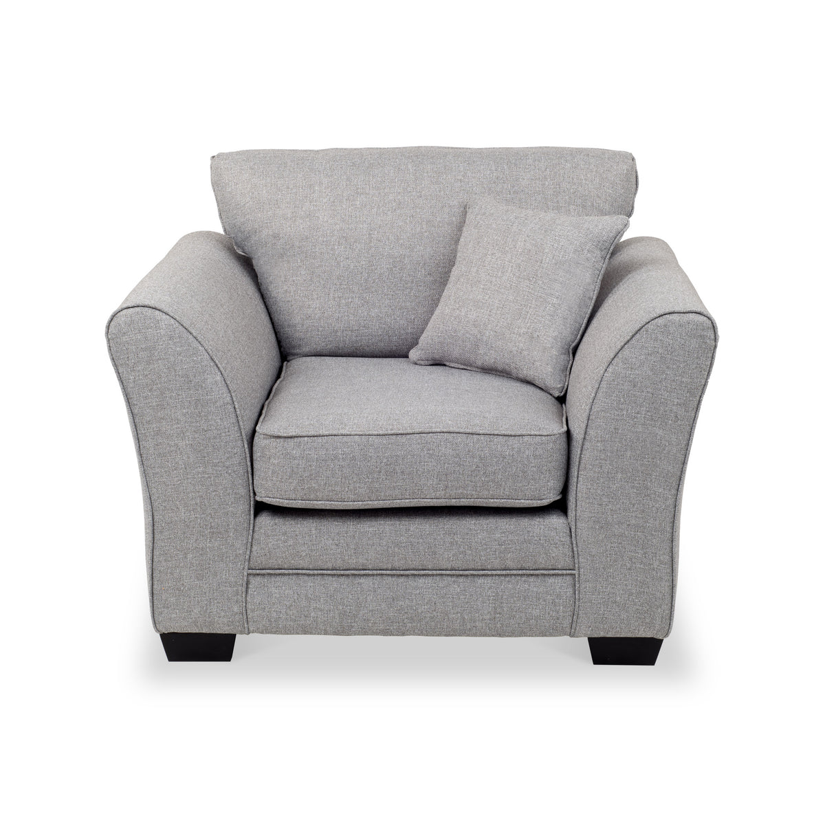 St Ives Armchair in Silver by Roseland Furniture