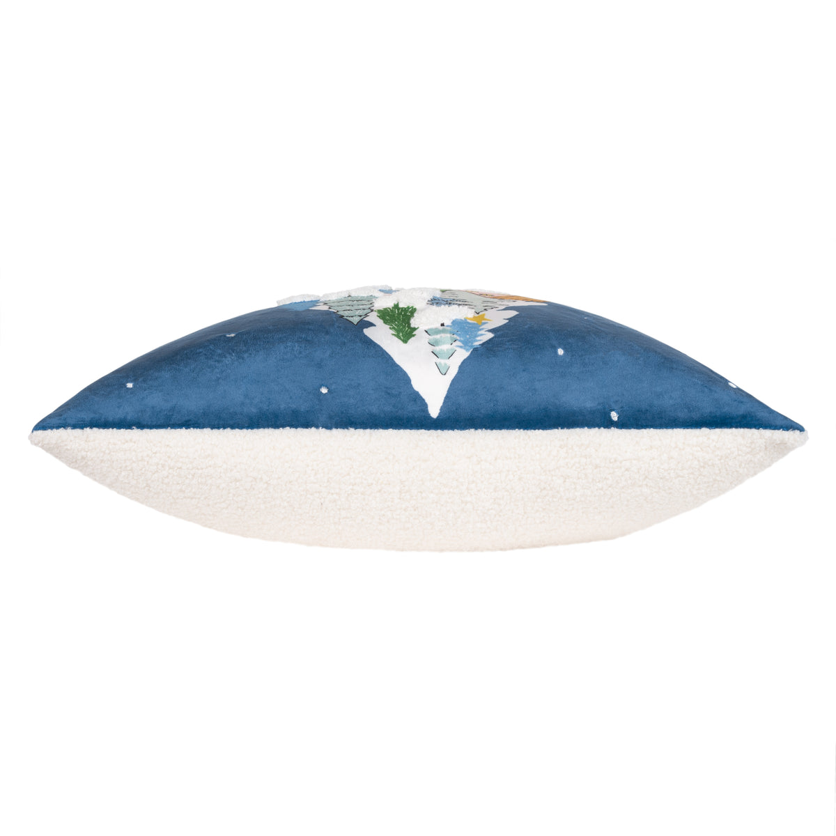 Snowy Village Tree 45cm Cushion by Roseland Furniture