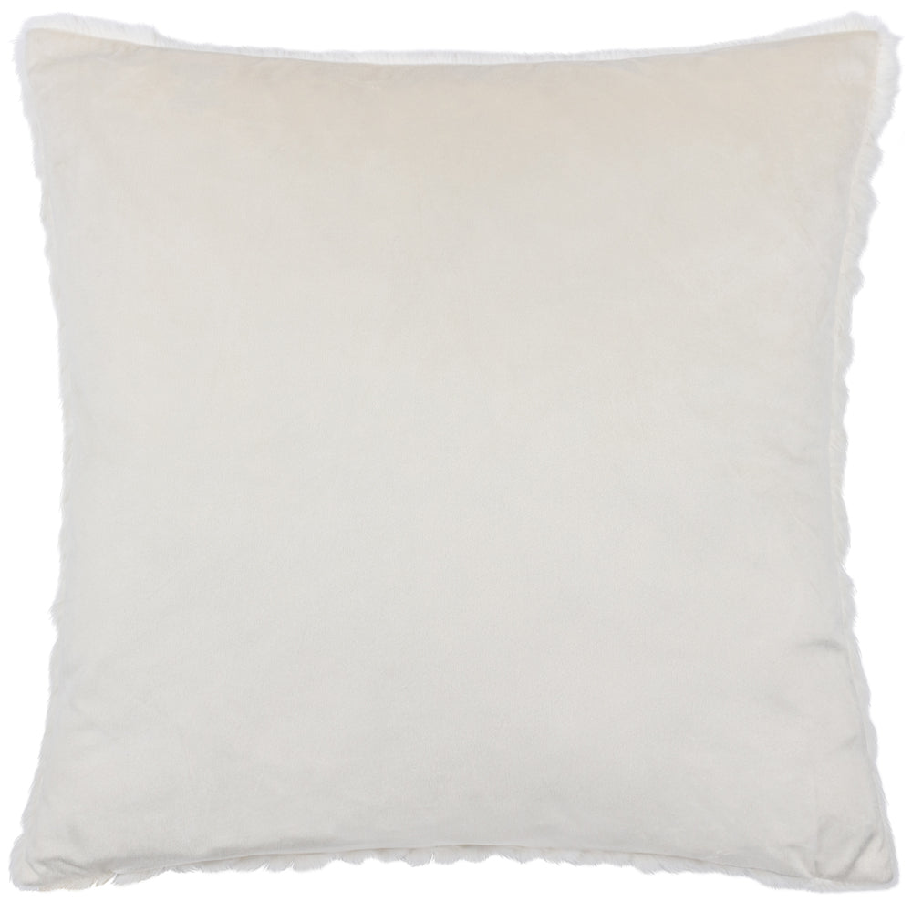 Sonnet White 45cm Cushion by Roseland Furniture