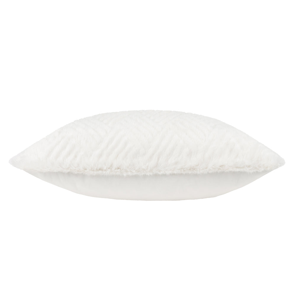 Sonnet White 45cm Cushion by Roseland Furniture