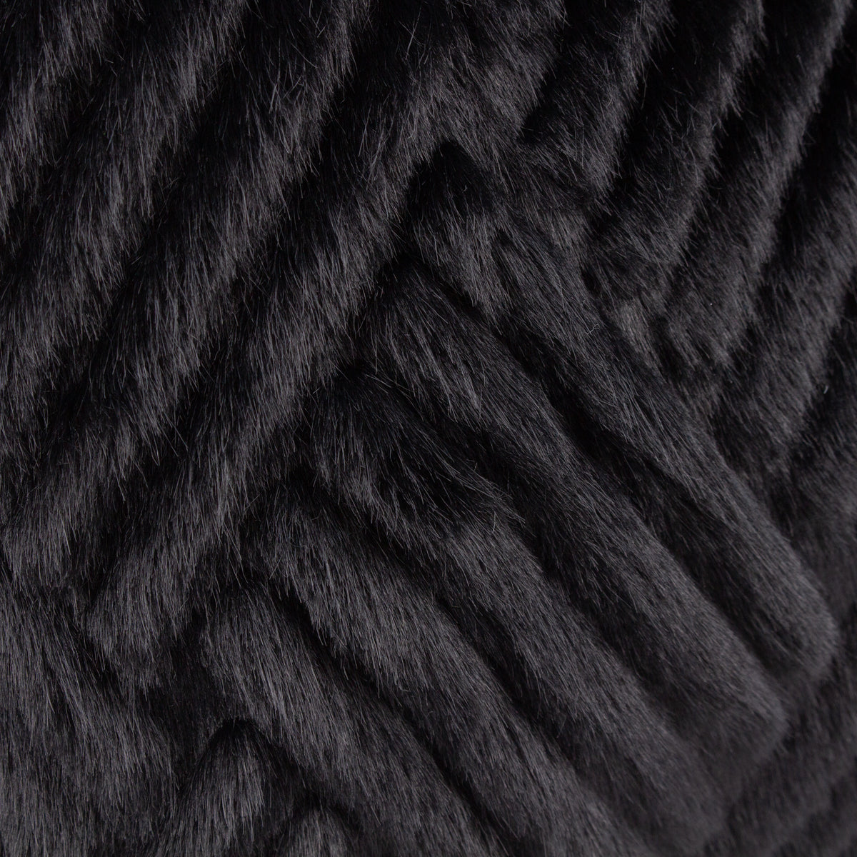 Sonnet Jet Black Faux Fur Doorstep from Roseland