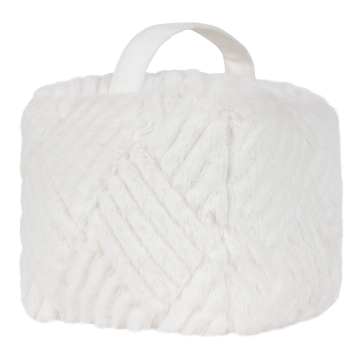 Sonnet White Faux Fur Doorstep from Roseland