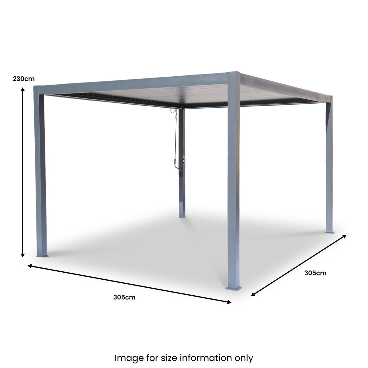 Sparta 3x3m Pergola from Roseland Furniture