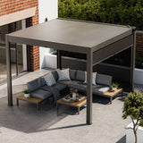 Sparta 3x3m Pergola Close1 from Roseland Furniture