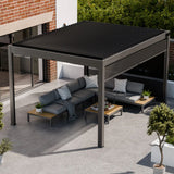 Sparta 3x3m Pergola Close1 from Roseland Furniture