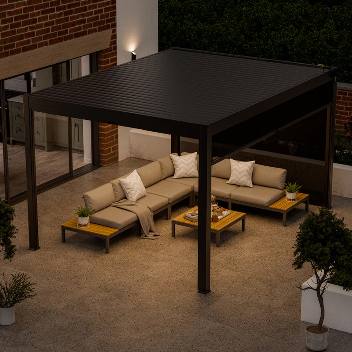 Sparta 4x3m Pergola from Roseland Furniture