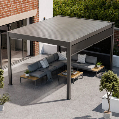 Sparta Solar Motorised 4m x 3m Aluminium Pergola