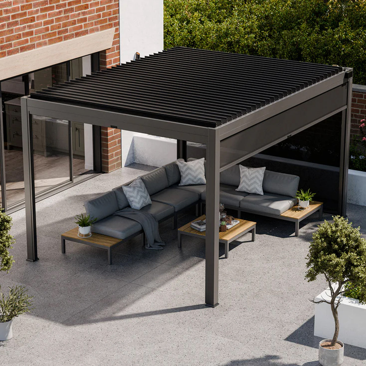 Sparta 4x3m Pergola from Roseland Furniture