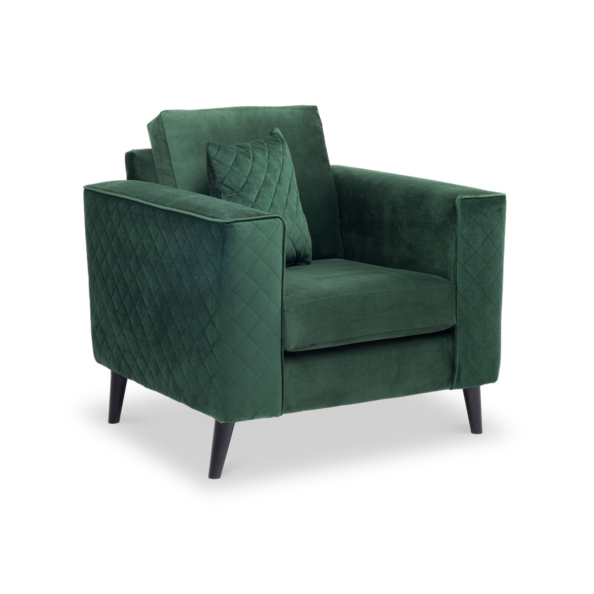 Swift Armchair Bottle Green Roseland Furniture