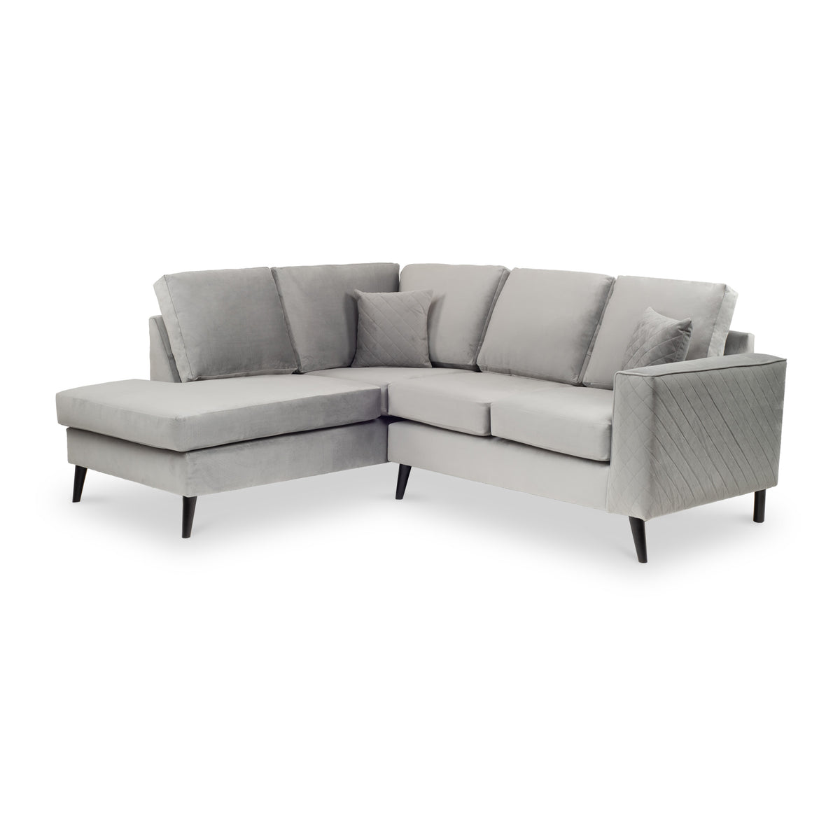 Swift LH Chaise Grey Roseland Furniture