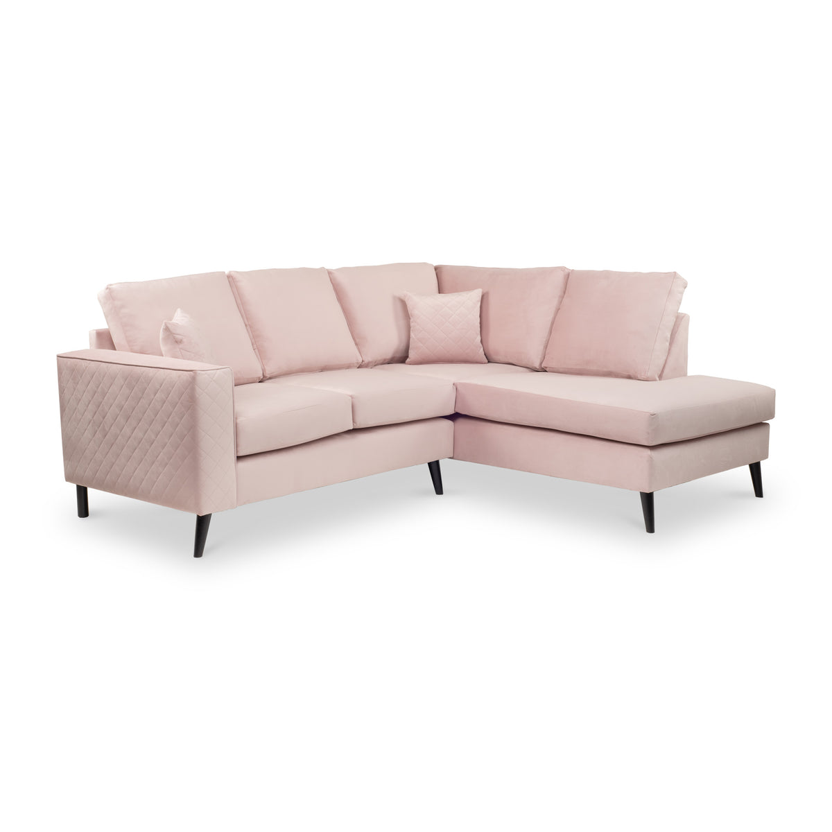 Swift RH Chaise Blush Roseland Furniture