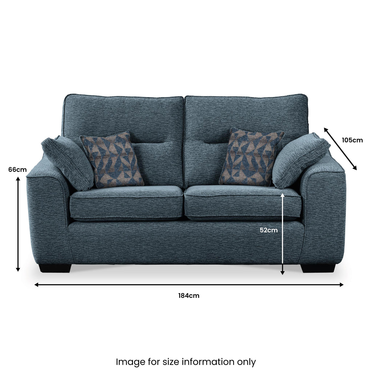 Sudbury Aegean 2 Seater Sofabed Dimensions