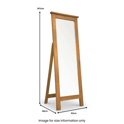 Chiswick Pine Cheval Mirror