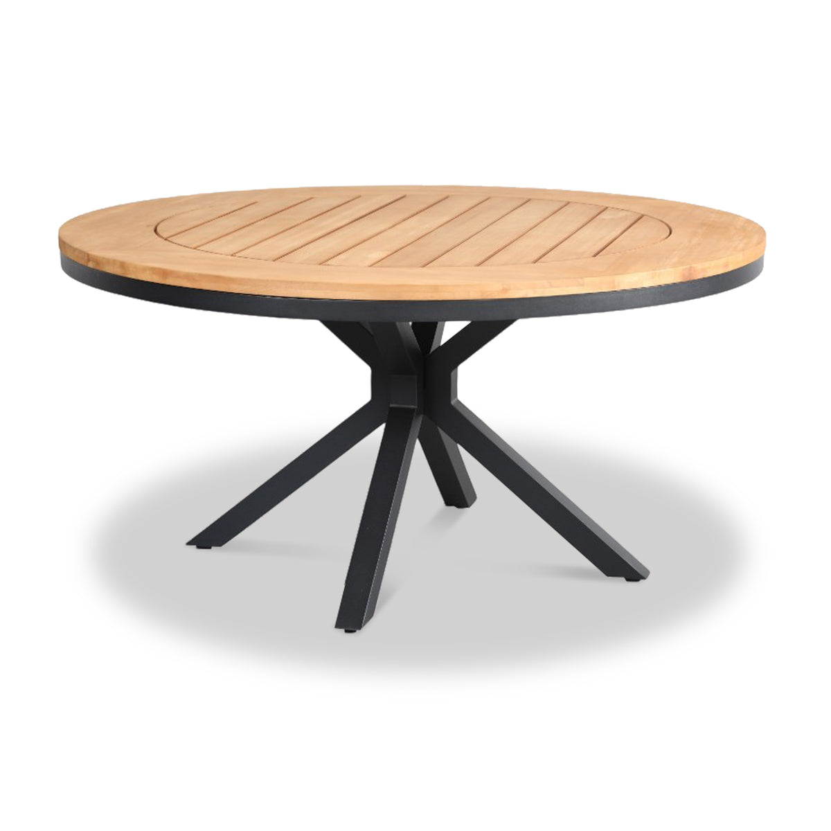 FSC 1 Tuscany 150cm Round Table w 6 Eden Night Chairs from Roseland Furniture