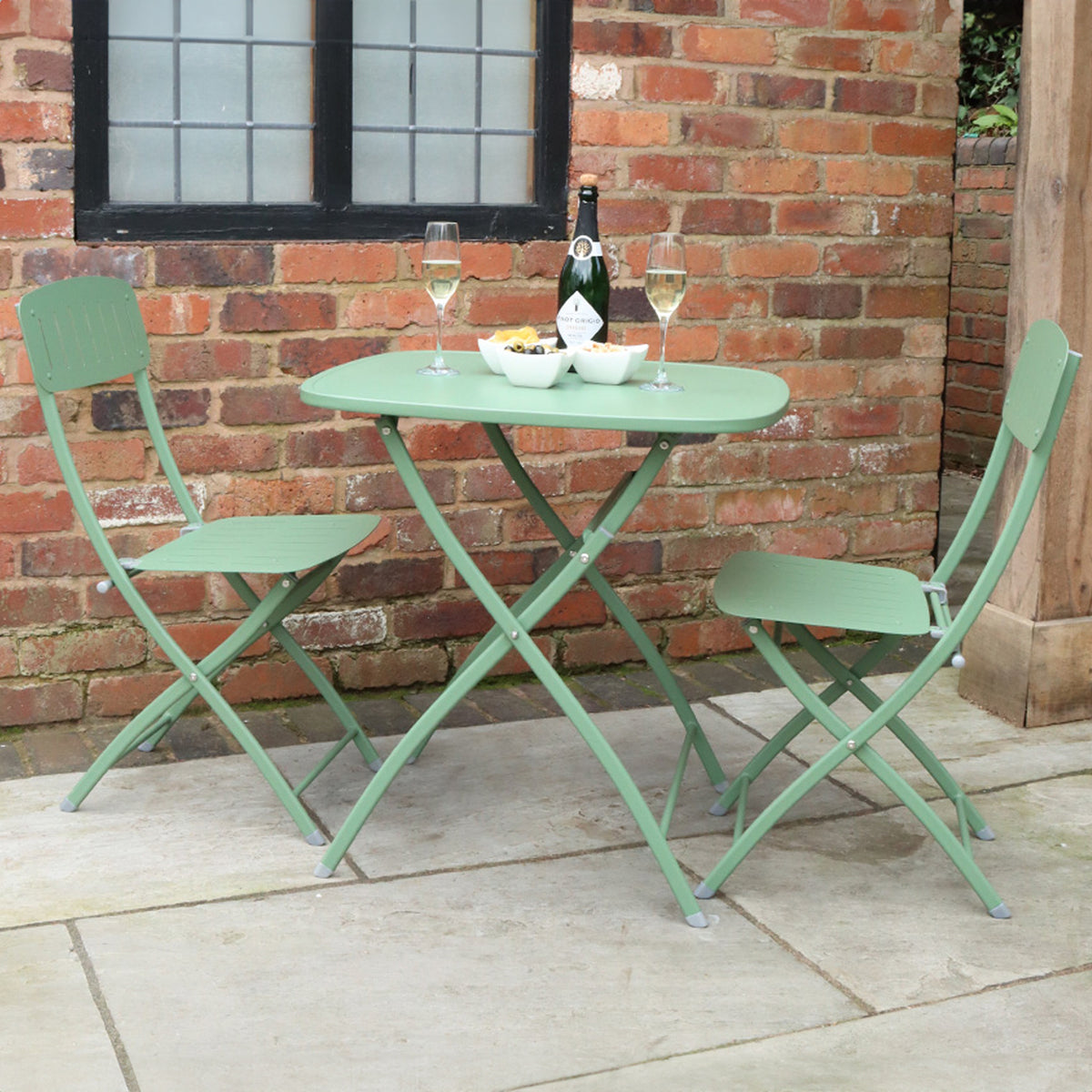 Venice 80cm Square Bistro Set from Roseland Furniture