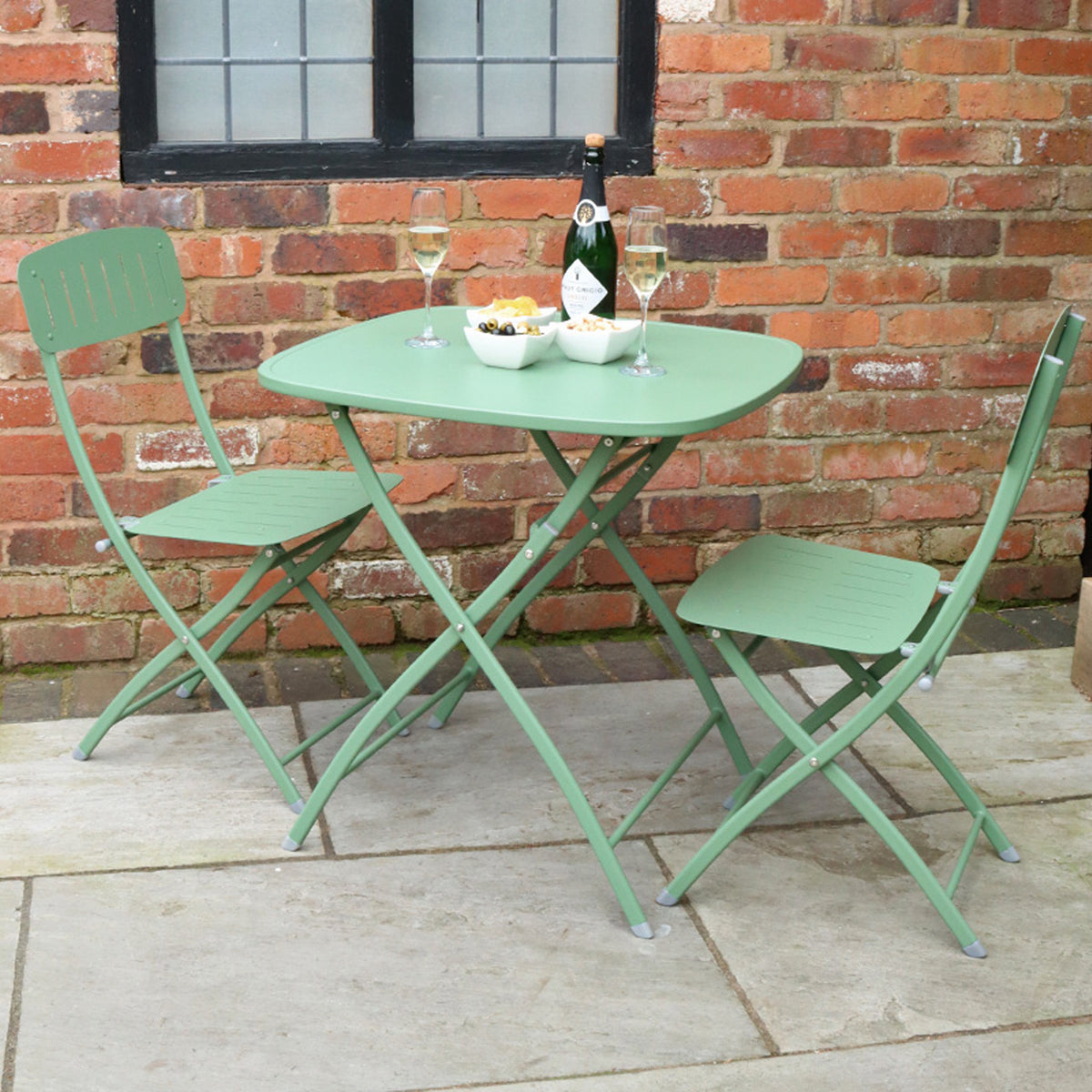 Venice 80cm Square Bistro Set from Roseland Furniture