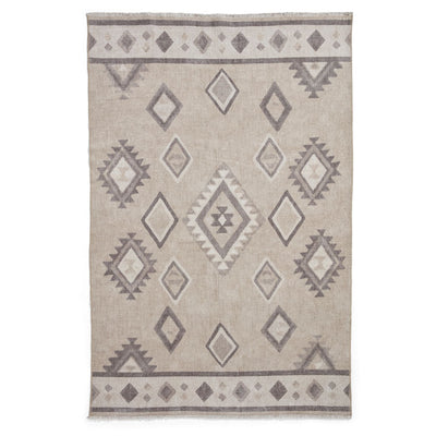 Linton Aztec Design Flatweave Washable Rug