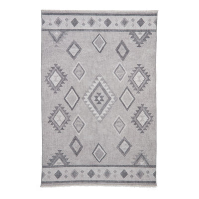 Linton Aztec Design Flatweave Washable Rug