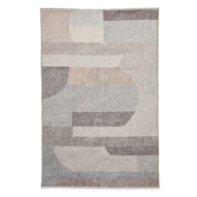 Whitaker Abstract Flatweave Washable Rug