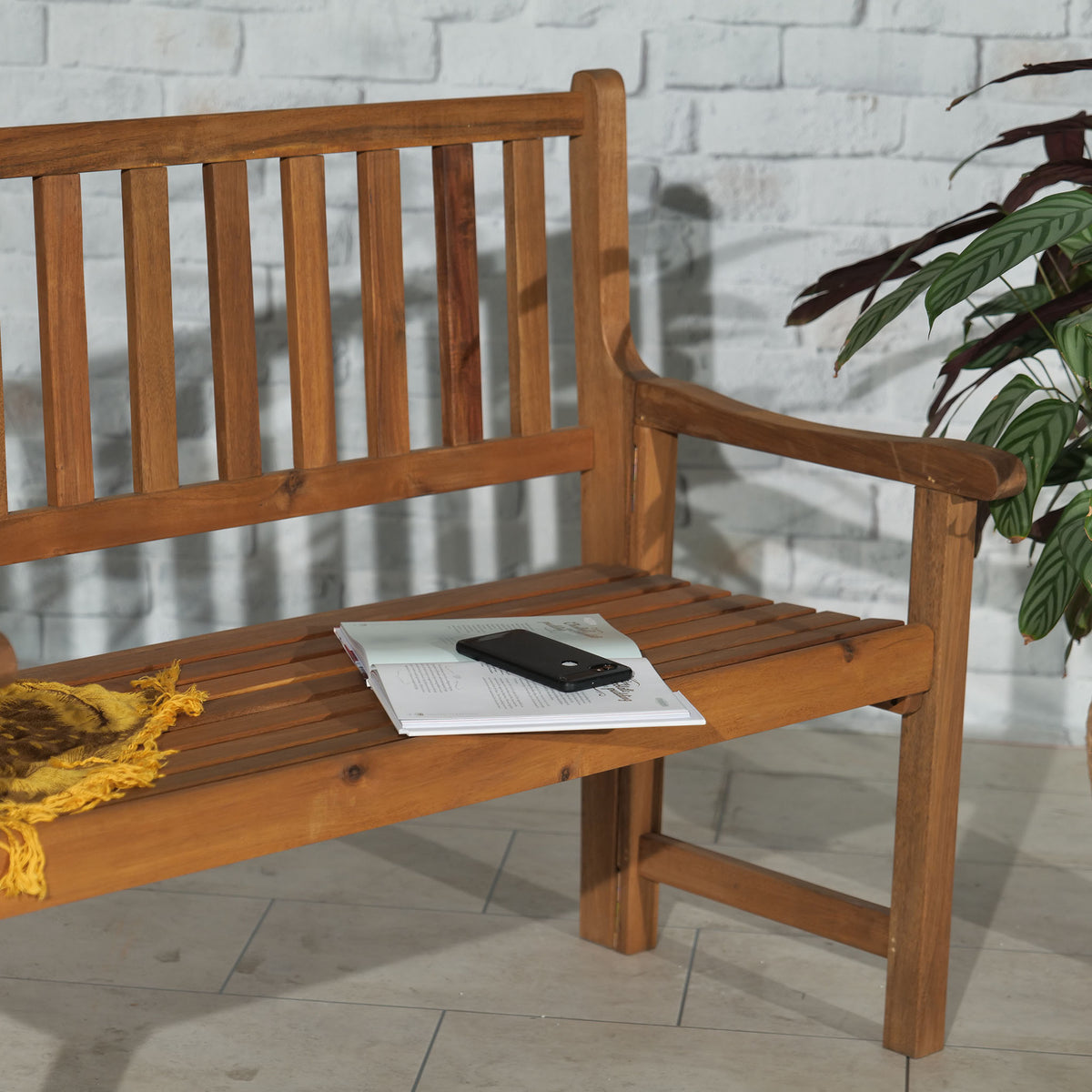 3 Seat Acacia Wooden Patio Bench
