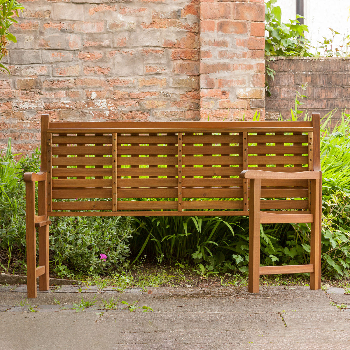 3 Seat Acacia Wooden Garden Folding Bench