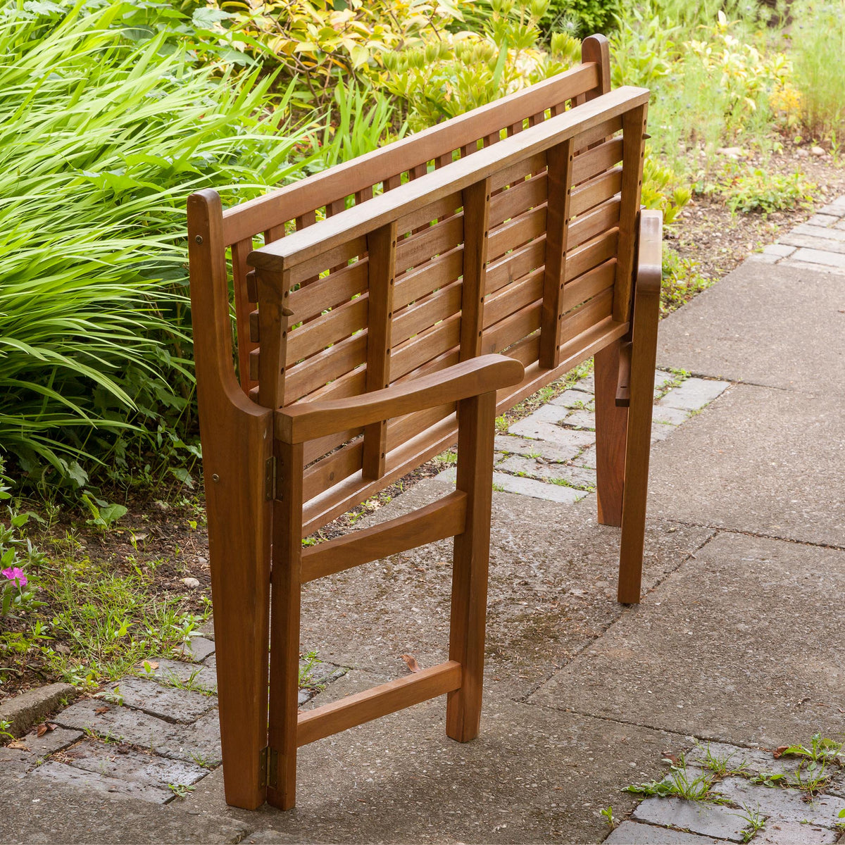 3 Seat Acacia Wooden Outdoor Bench