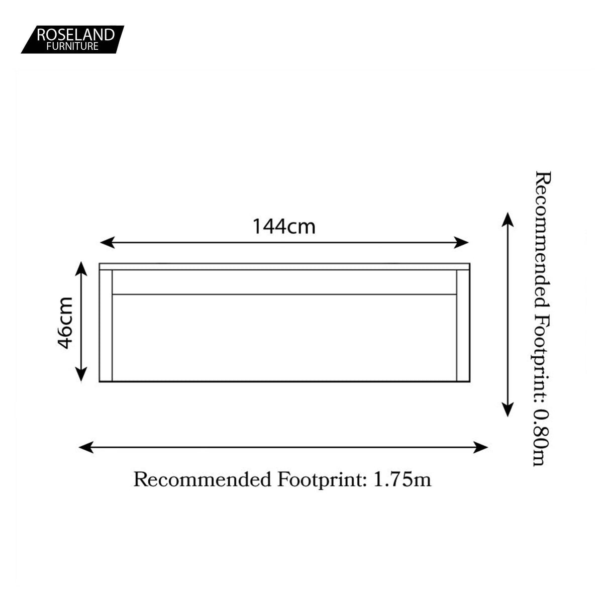 3 Seat Acacia Wooden Garden Bench Dimensions & size Guide