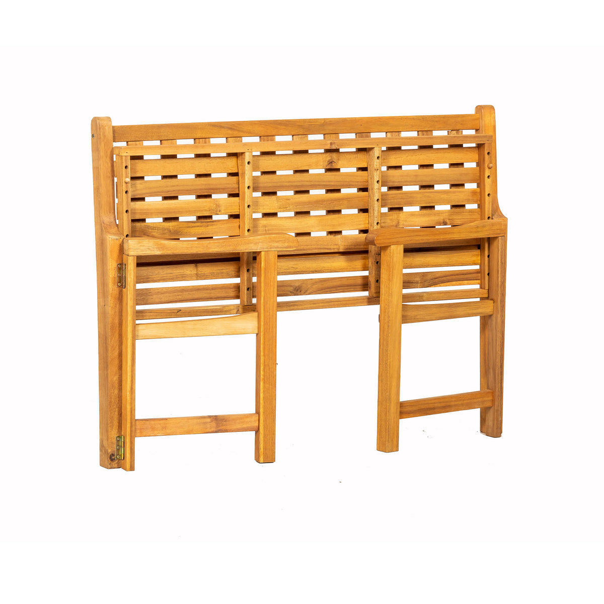 3 Seat Acacia Wooden Garden Folding Bench