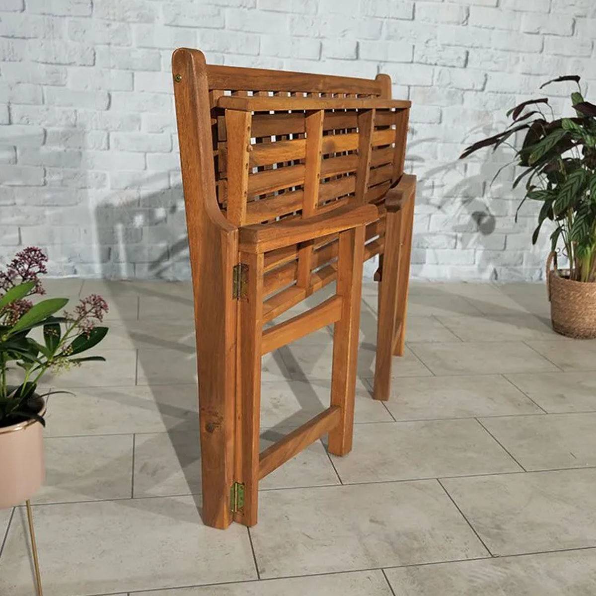 2 Seater Acacia Folding Bench