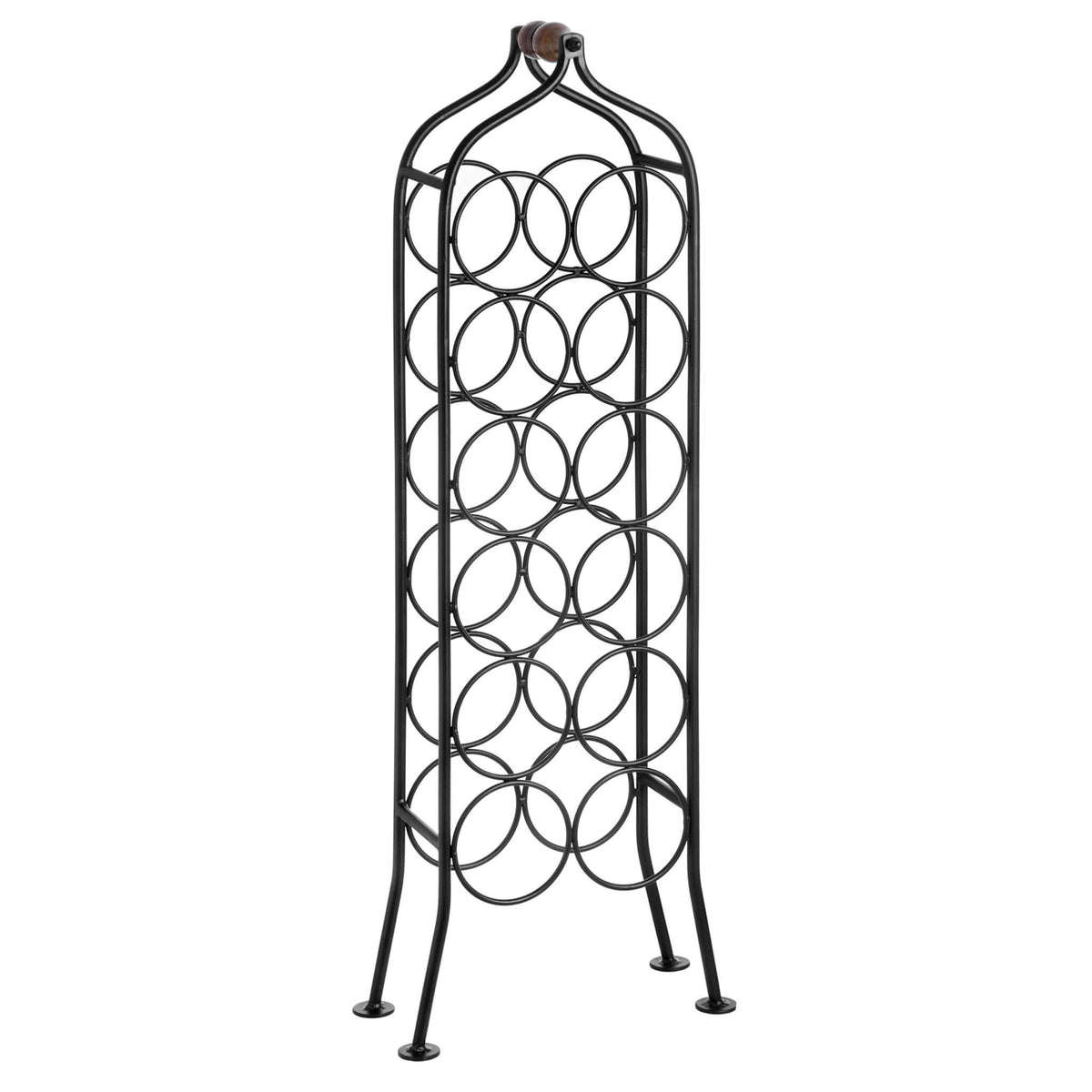 12 Bottle Wrought Iron Wine Rack