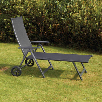 Sorrento Wheeled Sun Lounger