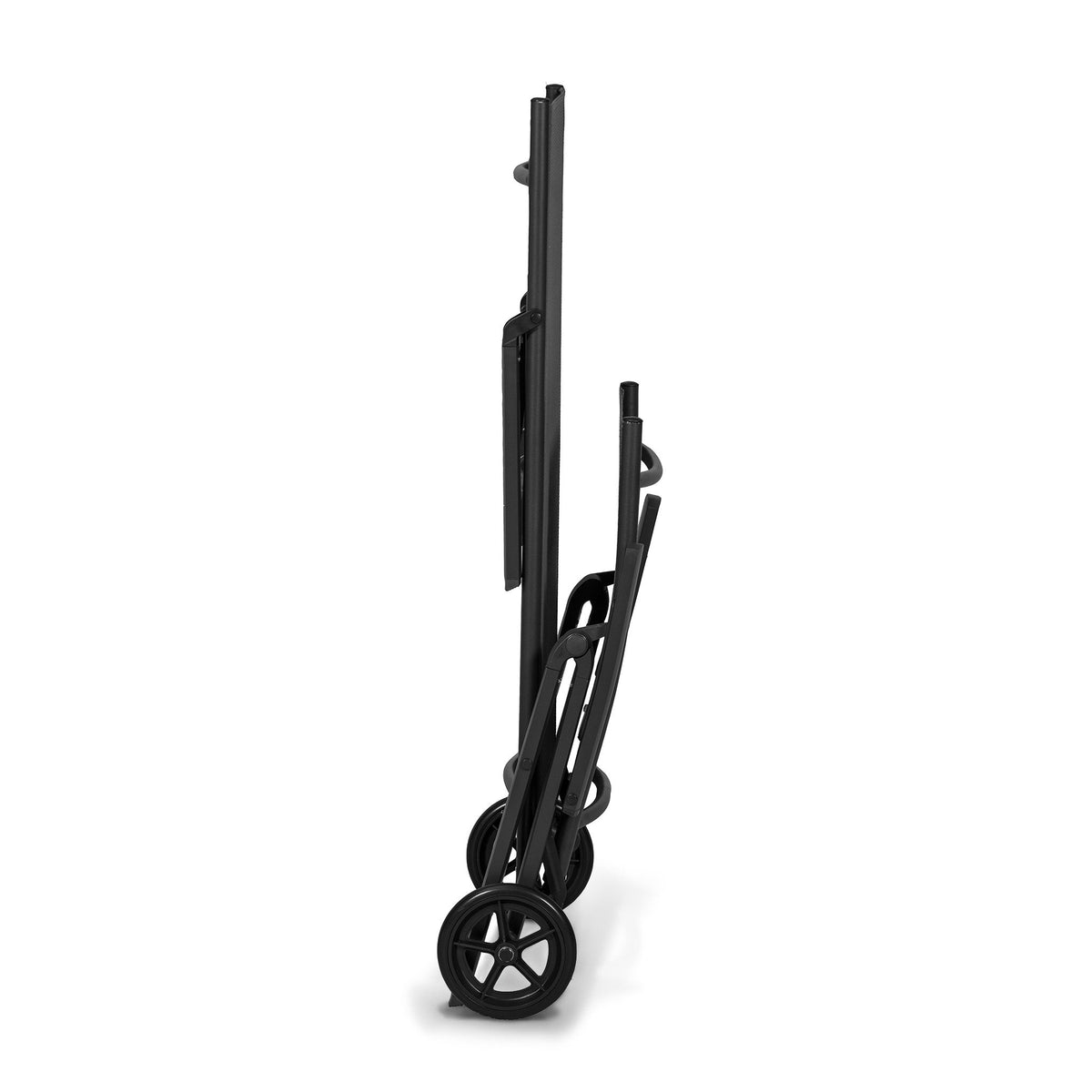 Sorrento Black Wheeled Sun Bed