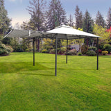 3.3m Grey Algarve Awning Garden Gazebo Lifestyle Setting