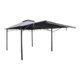 3.3m Grey Algarve Awning Garden Gazebo
