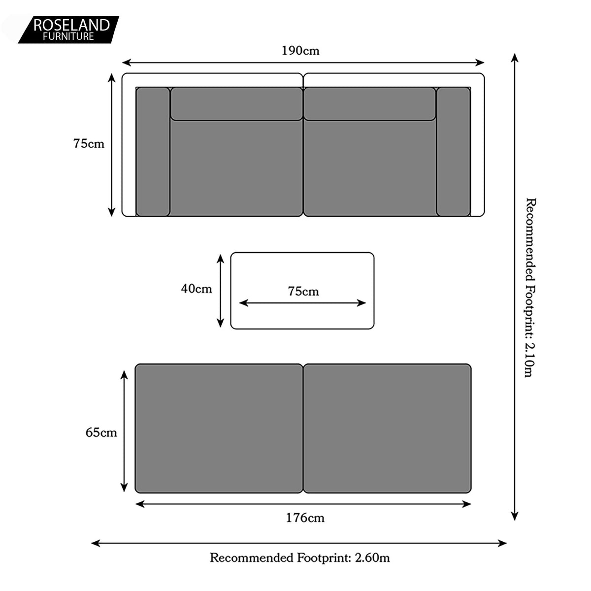 Rattan Lounge Set - Multi Layout 3