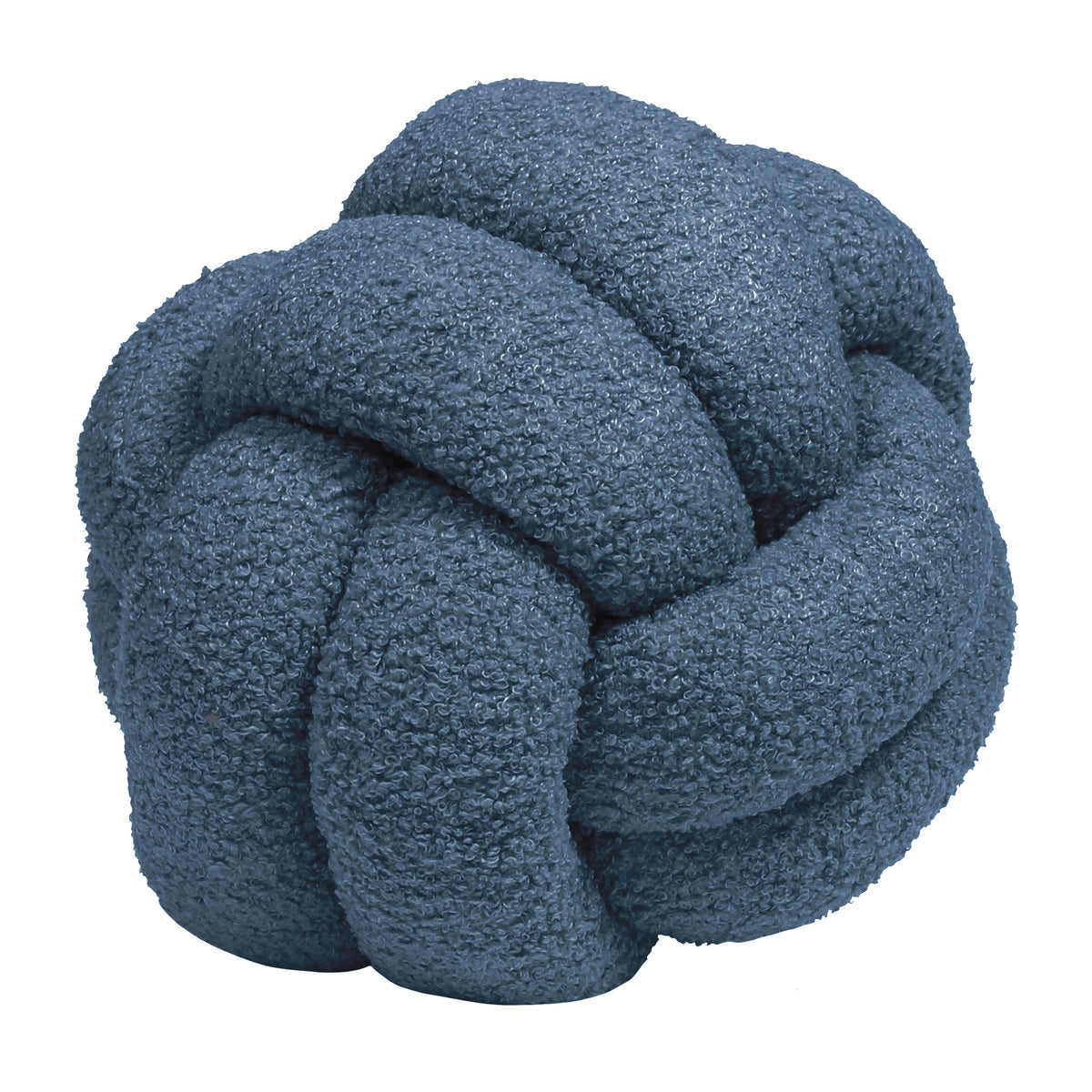 Lima Knot Filled Cushion | Blue