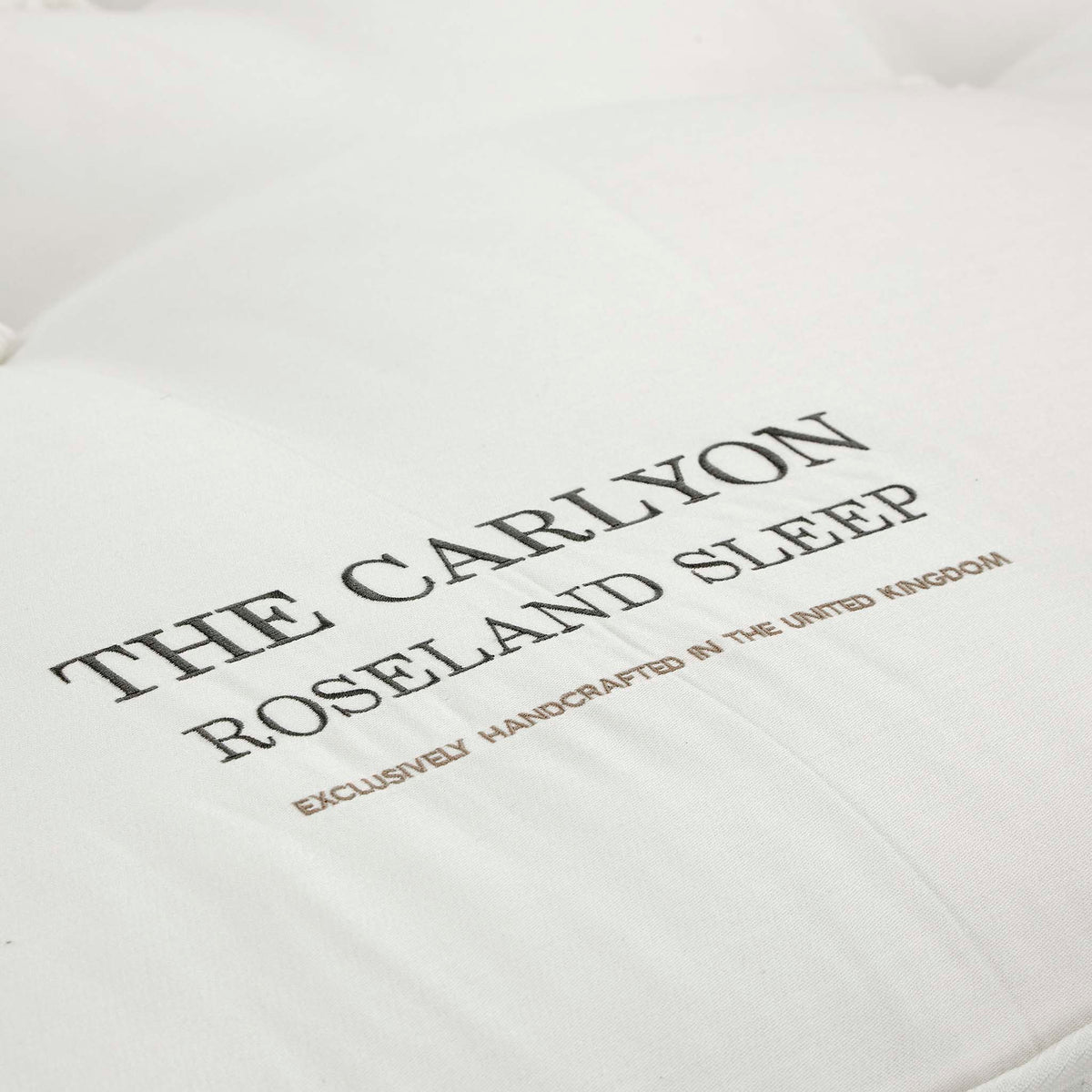 Premium Luxury Pocket Spring Carlyon Mattress label