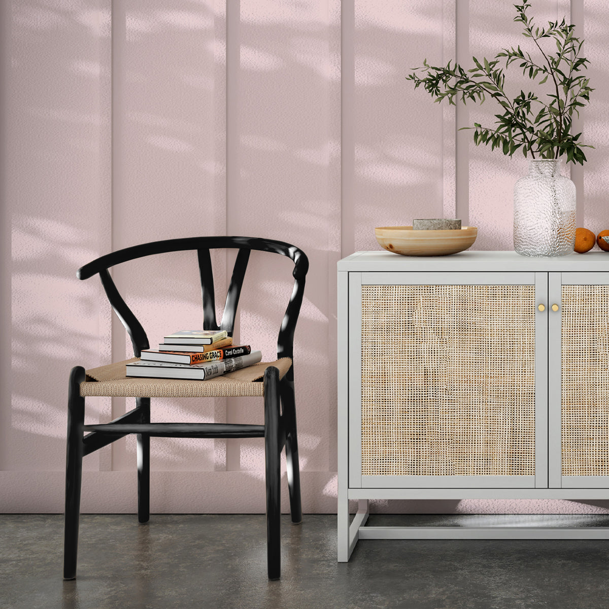 Black Wishbone Chair from Roseland