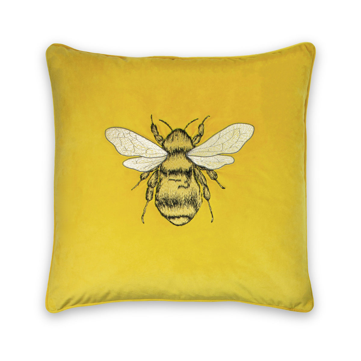 Claverton Polyester Cushion Silver | Ceylon